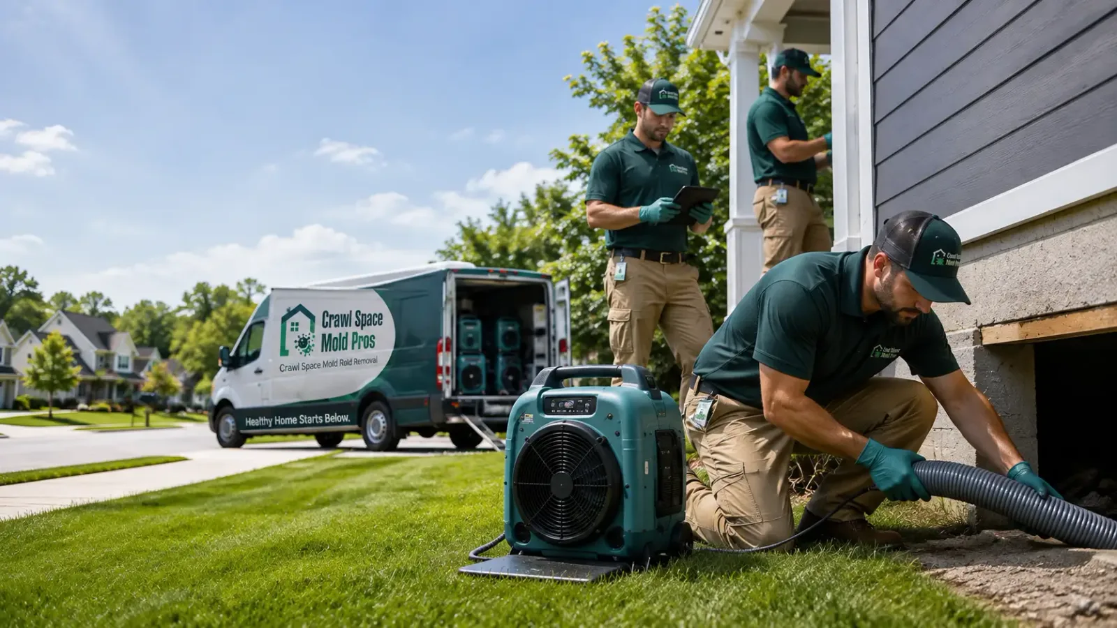 Crawl Space Mold Removal in Firebaugh, CA